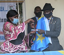 Installation du chef par interim de la chefferie de Bwito, Nyamulagha Kikandi III, le 29 septembre 2020.jpg