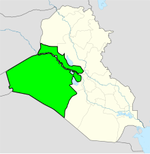 Al-Anbar province, Iraq Iraq Al Anbar Governorate.svg