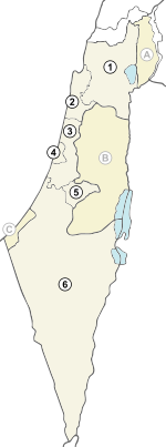 Israel districts numbered.svg