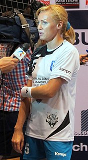 Iulia Curea Romanian female handball player