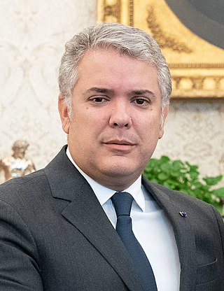 <span class="mw-page-title-main">Iván Duque</span> President of Colombia from 2018 to 2022