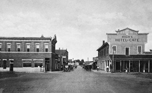 Downtown Jasper around 1928.