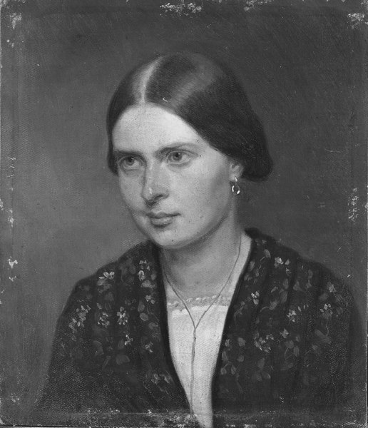 File:Johanna Tingvall, 1832-1912, musiklärare, gift med kartograf Carl Edvard Dahlman - Nationalmuseum - 39405.tif