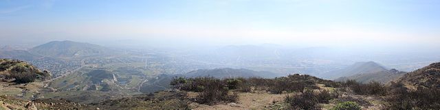 Jurupa Valley as seen from the Jurupa Hills, 2015