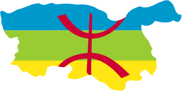 Kabylie Flag Map.svg