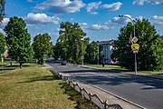 English: Karvata street. Minsk, Belarus Беларуская: Вуліца Карвата. Мінск, Беларусь Русский: Улица Карвата. Минск, Беларусь