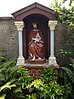 Missiehuis Steyl, tuin Sint-Gregorklooster: beeld van Christus op de koude steen