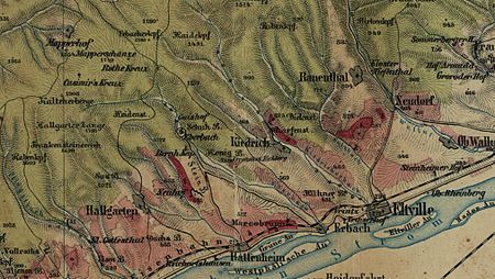 Klosterhöfe Eberbach Rheingau 1867