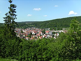 Königsbronn set fra sydvest