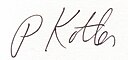 Philip Kotler – podpis
