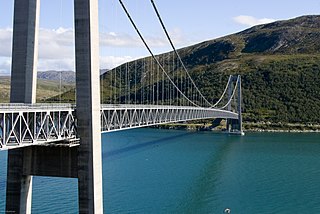 <span class="mw-page-title-main">Kvalsund Bridge</span> Bridge in Hammerfest Municipality, Norway