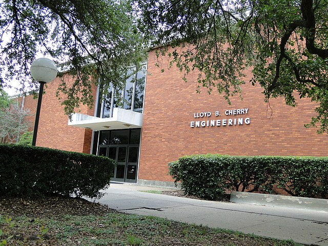 The Cherry building houses the College of Engineering and its faculty and staff
