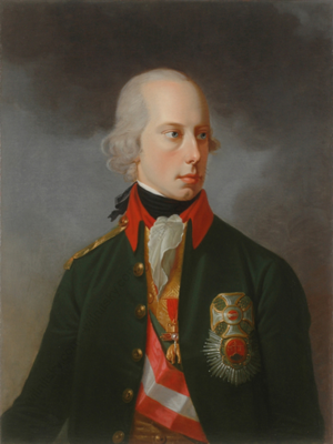 Lampi - Emperor Francis II in Chevauleger uniform
