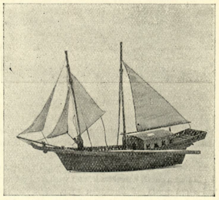 A model of lancha, 1902.