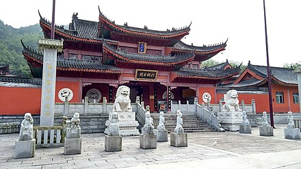 Entry to the Laozu Temple in Huangmei, Hubei Province