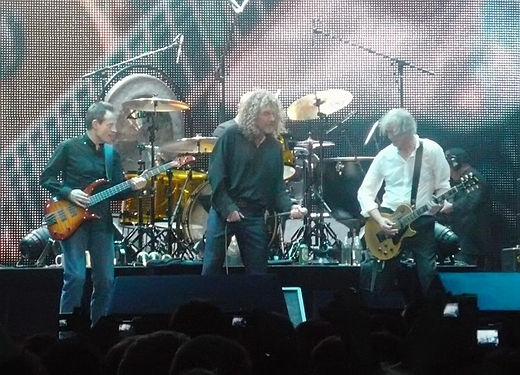 Led Zeppelin in de O2 Arena, Londen in 2007