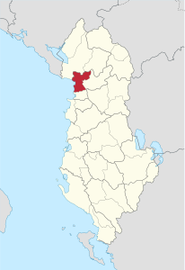 Distretto di Alessio – Localizzazione