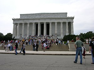 Lincoln Memorial, États-Unis (Henry Bacon).