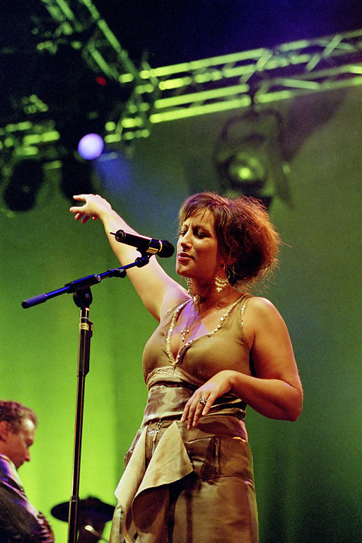 Lisa Nilsson på Malmöfestivalen 2004