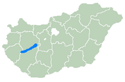 Mapa Balatona