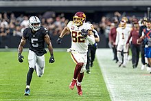 Washington vs. the Las Vegas Raiders Logan Thomas (51733707652).jpg