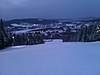 Lonesome Pine Ski Trail overlooking downtown Fort Kent and Claire, NB