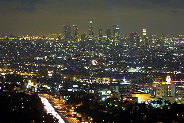 A portion of the video was shot in Los Angeles over the course of several nights.