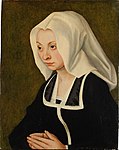 ルーカス・クラナッハ 「Portrait of a woman」　1508-10年頃