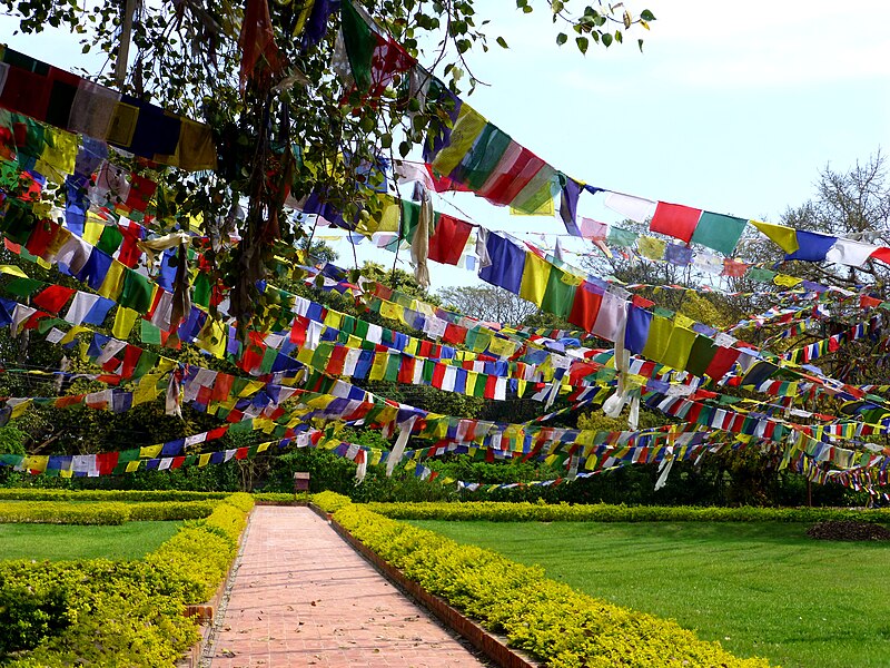 File:Lumbini - Colourful Flags, Lumbini (9241354317).jpg