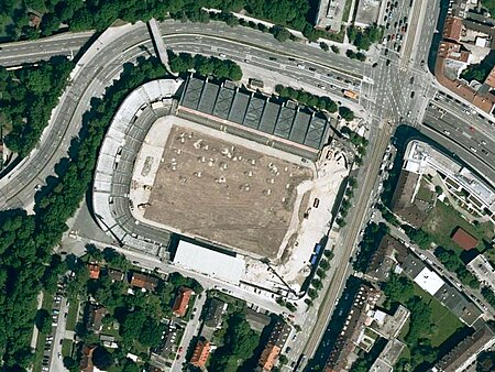 München Giesinger Stadion Aerial