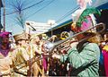 Man playing trombone