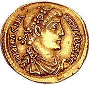 Coin featuring Magnus Maximus, Roman Emperor Magnusmaximus10100662cng (obverse).jpg