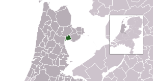 Carte de localisation de Hoorn