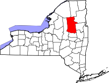 Map of New York highlighting Hamilton County.svg