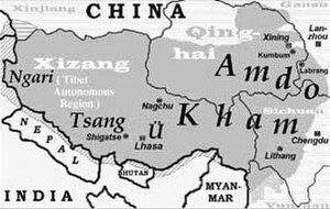 Tibet: Sprachgebrauch, Geographie, Bevölkerung