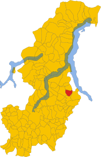 Locatie van Lasnigo in Como (CO)