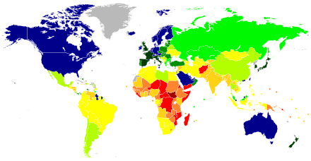 Countries or territories by GDP (PPP) per capita in 2023 Map of countries by GDP (PPP) per capita in 2023 update 2.svg