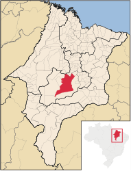 Lokalizacja gminy w stanie Maranhão
