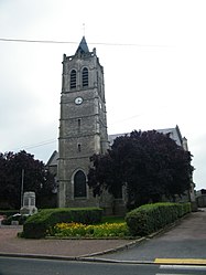 The church in Marchélepot
