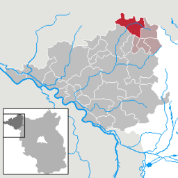Läget för kommunen Marienfliess i Landkreis Prignitz