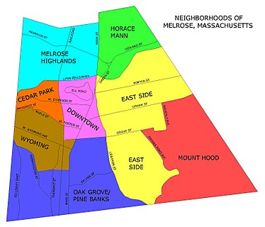 The neighborhoods of Melrose