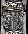 Ahnenprobe rechts, 3. Reihe, Wappen Waldburg