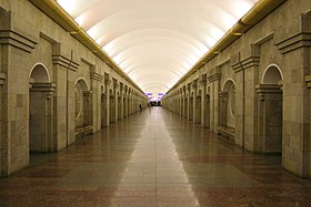 Illustrativt billede af artiklen Krestovski ostrov (St. Petersburg metro)