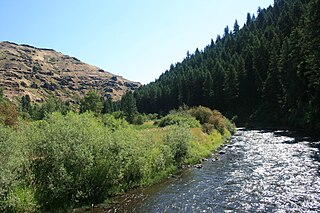 Minam River River in NE Oregon, USA