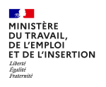 Logo du ministère du Travail, de l’Emploi et de l’Insertion de février 2020 à mai 2022.
