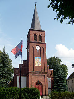 Mirosławiec Place in West Pomeranian Voivodeship, Poland