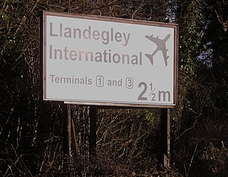 <span class="mw-page-title-main">Llandegley International Airport</span> Welsh hoax airport signage