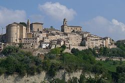 Skyline of Montottone