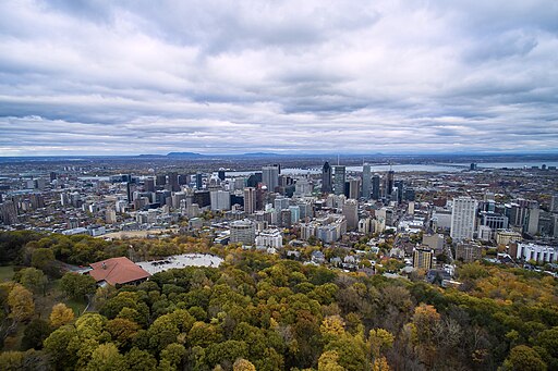 Montreal from above Mont Royal