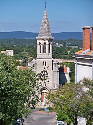 The church of Montségur-sur-Lauzon